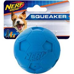 4IN SOCCER SQUEAK BALL - BLUE