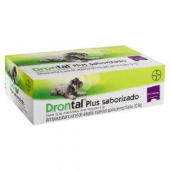 DRONTAL PLUS PERRO 10Kg CLINICO (24CJ x2 COMPR)