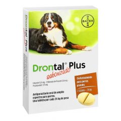 DRONTAL PLUS PERRO 35kg x1 (1 COMPRIMIDO)