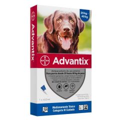 ADVANTIX PIPETA 4.0 ml 25 a 40 kg