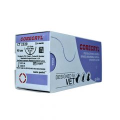 CORECRYL Polyglactin 910 90cm 1 Redonda 1/2 30mm