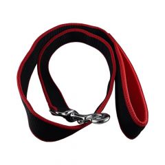 CORREA DE PASEO NEGRA CON GANCHO, 4cm x 1,2mts