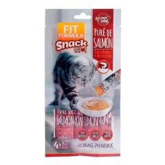 FIT SNACK GATO PURE SALMON 1 BOLSA x 4 SACHET 15GR