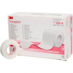 TELA ADHESIVA 3M PLÁSTICA 1/2 (12.5mm)  TRANSPORE