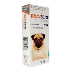BRAVECTO PERRO 250 MG COMP 4,5 - 10 KG