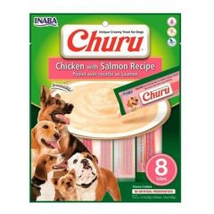 CHURU PERRO CHICKEN & SALMON 8 tubos USD603