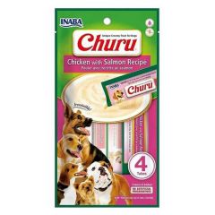 CHURU PERRO CHICKEN & SALMON 4 tubos USD613