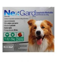 NEXGARD 68 mg (10,1-25 kg) x 3 tabletas