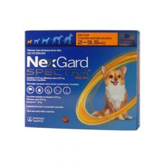 NEXGARD SPECTRA 2 - 3,5 kg x 3 tabletas