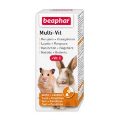 MULTIVIT GOTAS CONEJOS Y ROED.20 ML-BEAPHAR