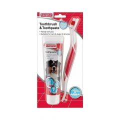 PACK DENTAL BEAPHAR (PASTA 100gr+CEPILLO DENTAL)
